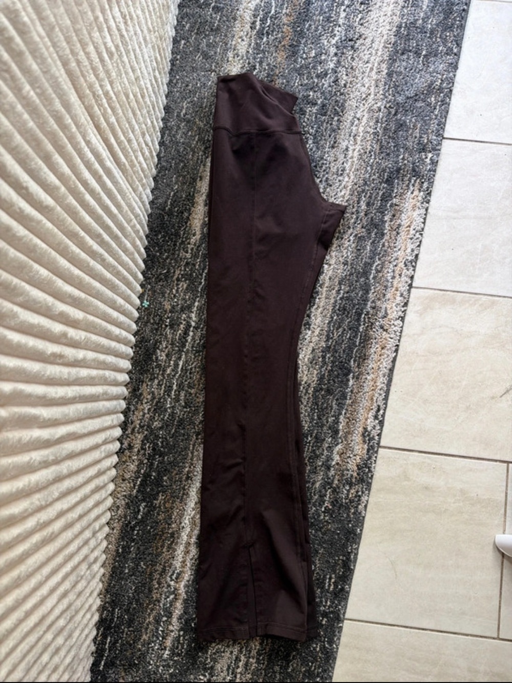 Women's Dark Brown High-Waist Leggings